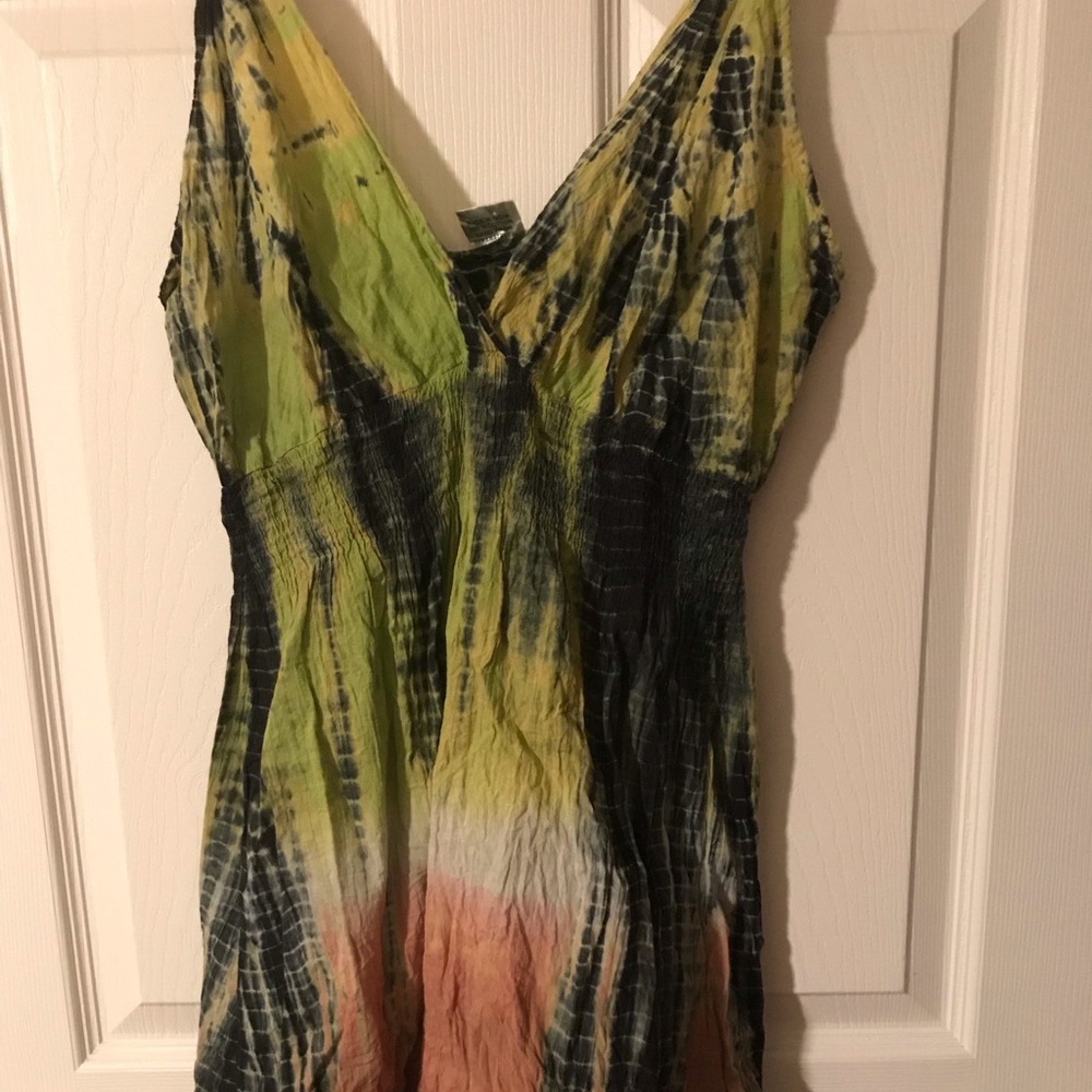 Tie Dye Cotton Dress